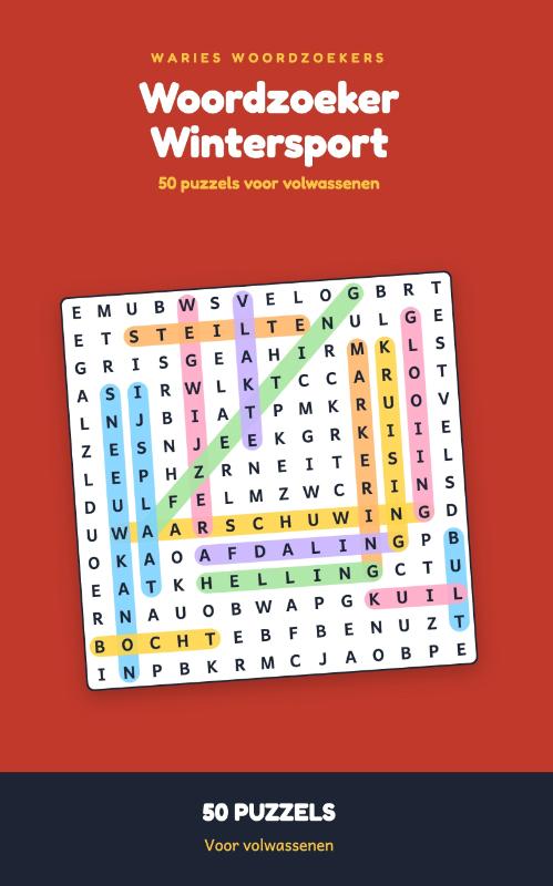 Woordzoeker Wintersport