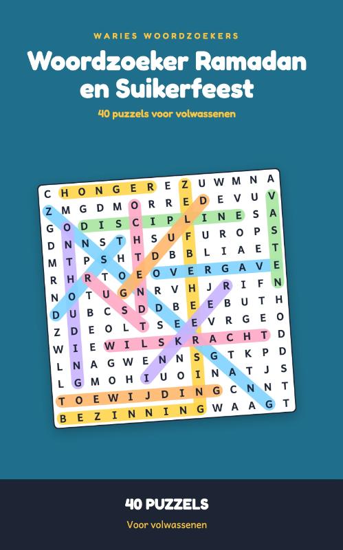 Woordzoeker Ramadan en Suikerfeest