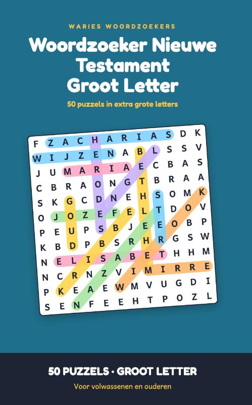 Woordzoeker Nieuwe Testament Groot Letter