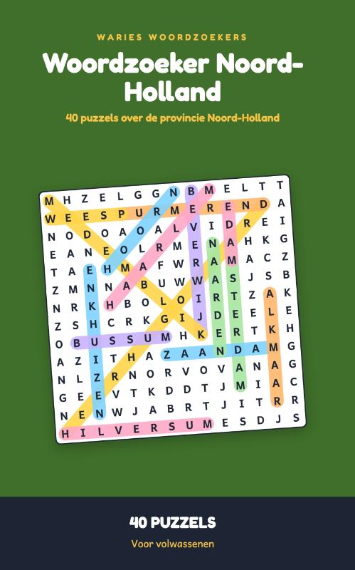 Woordzoeker Noord-Holland