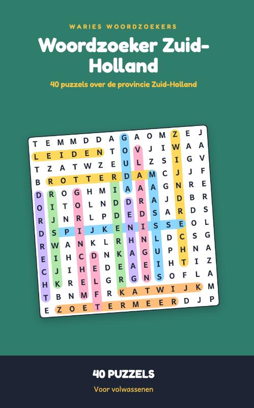 Woordzoeker Zuid-Holland