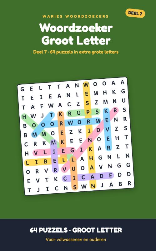 Woordzoeker Groot Letter