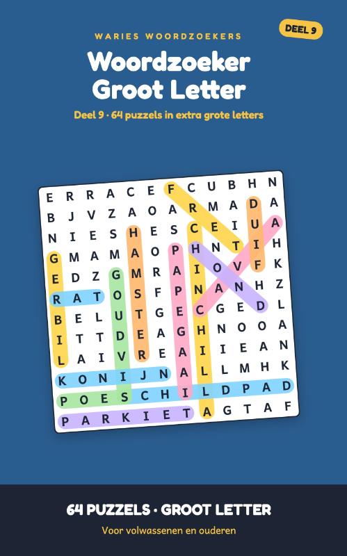 Woordzoeker Groot Letter