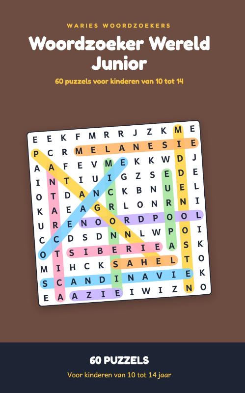 Woordzoeker Wereld Junior