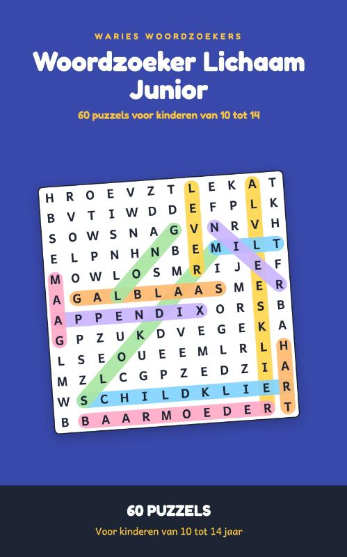 Woordzoeker Lichaam Junior