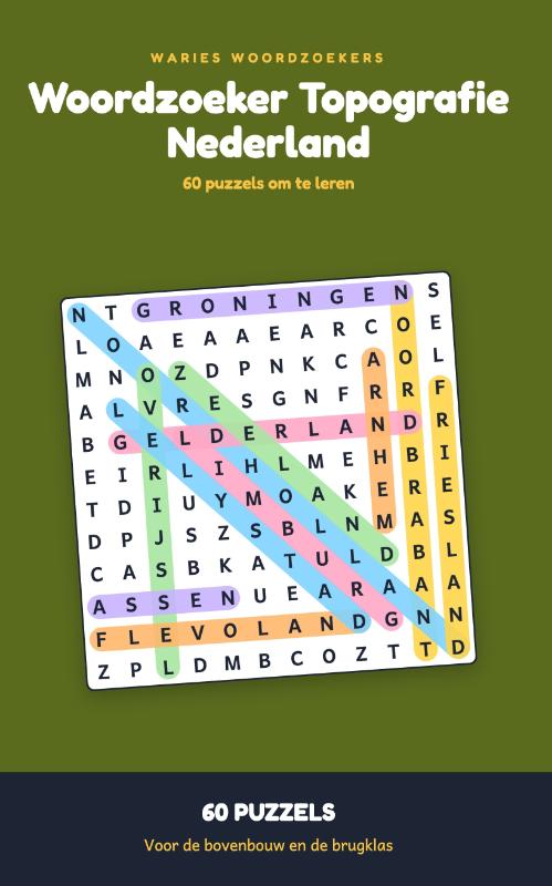 Woordzoeker Topografie Nederland