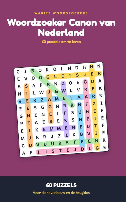 Woordzoeker Canon van Nederland