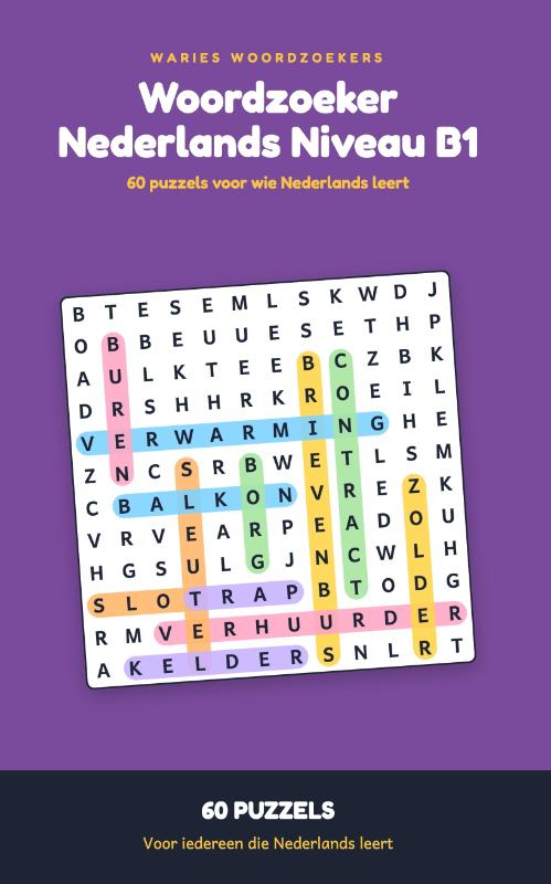 Woordzoeker Nederlands Niveau B1