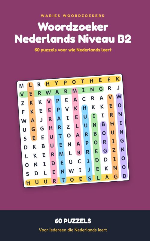 Woordzoeker Nederlands Niveau B2