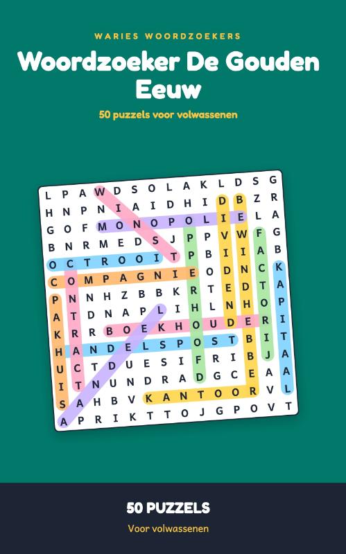 Woordzoeker De Gouden Eeuw