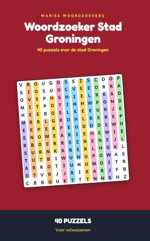 Woordzoeker Stad Groningen