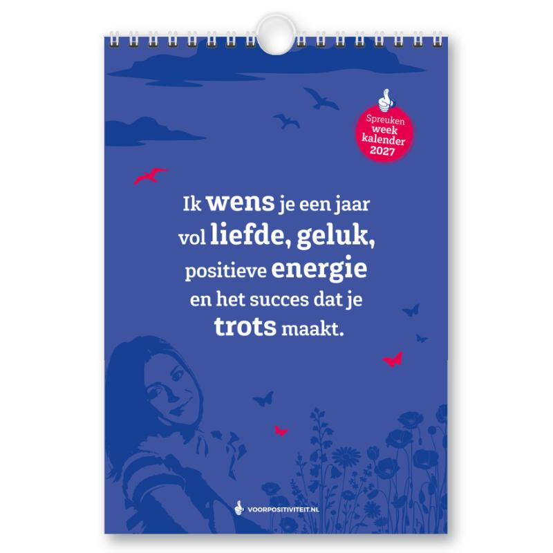Weekkalender positieve spreuken 2027
