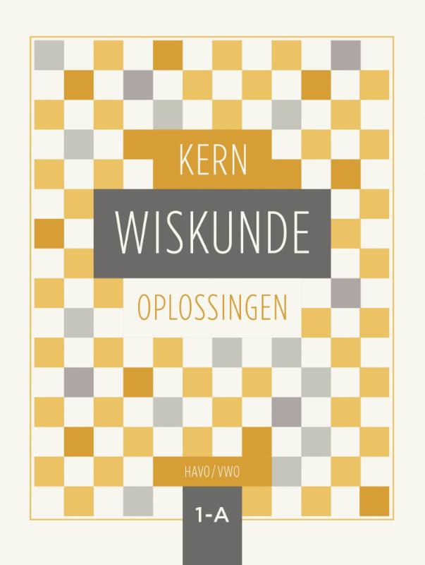 KERN Wiskunde oplossingenboek havo/vwo 1 deel A