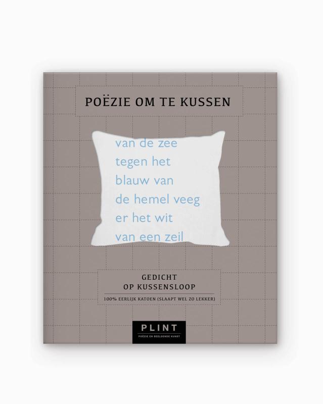 Plint kussensloop 'zet het blauw' Willem Hussem
