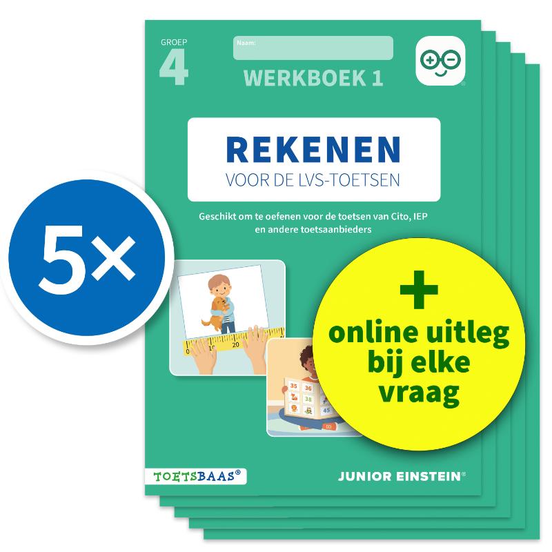 Rekenen voor de LVS-toetsen - Groep 4 - Werkboek 1