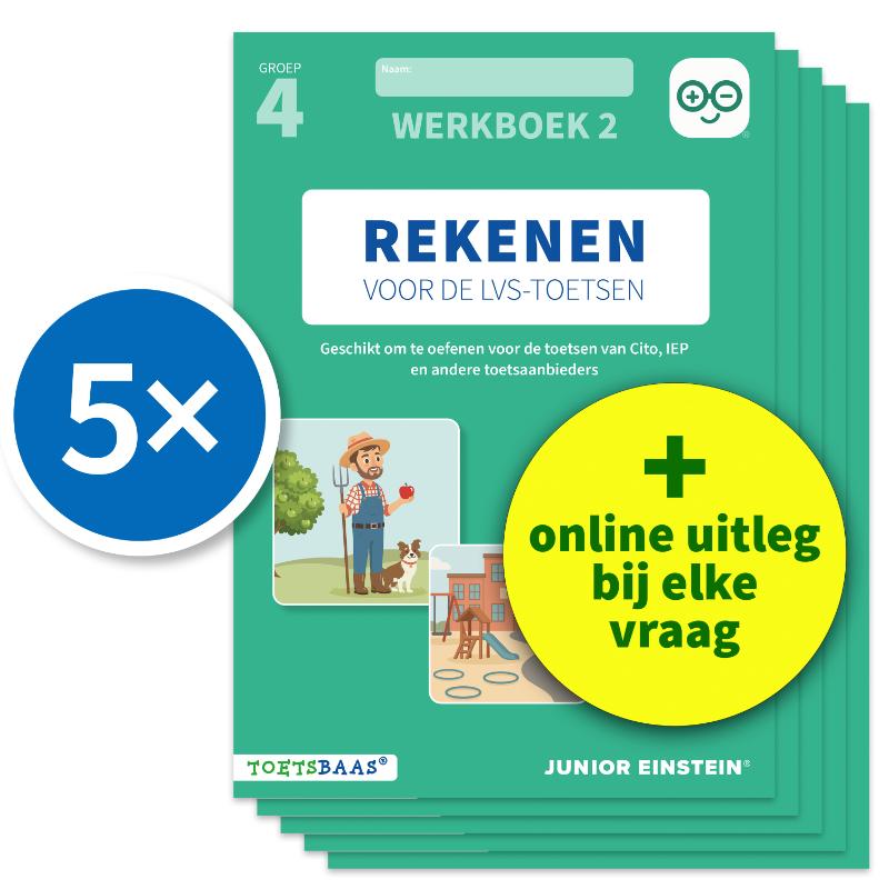 Rekenen voor de LVS-toetsen - Groep 4 - Werkboek 2