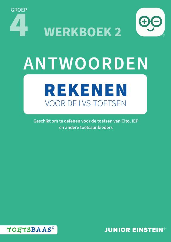 Rekenen voor de LVS-toetsen - Groep 4 - Antwoordenboek 2