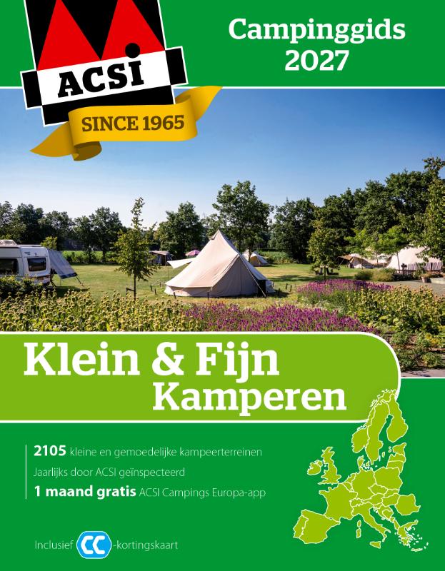 ACSI Campinggids Klein & Fijn Kamperen 2027