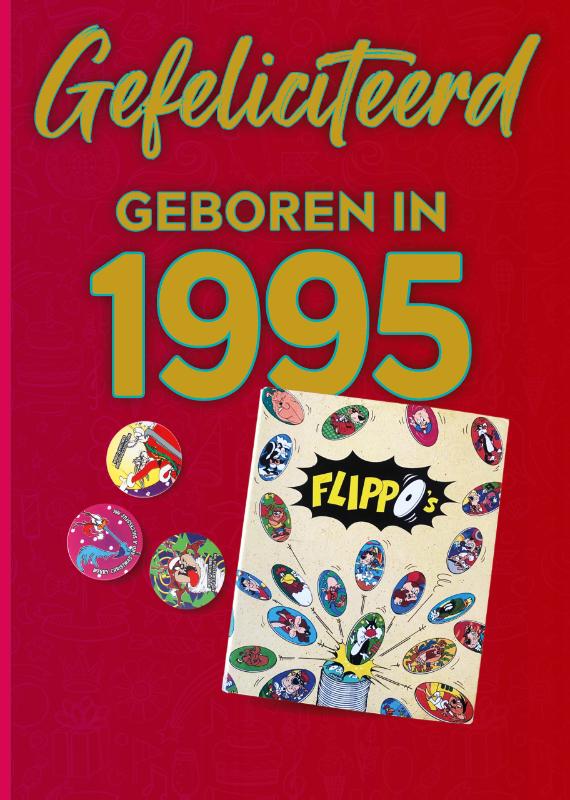 4x Felicitatieboekje 1995 +4x envelop