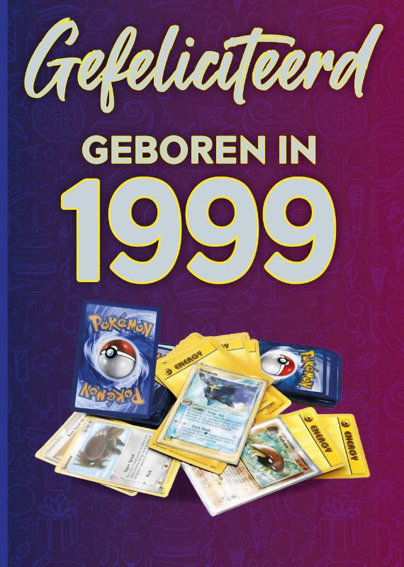 4x Felicitatieboekje 1999 +4x envelop