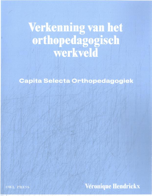 Capita Selecta Orthopedagogiek