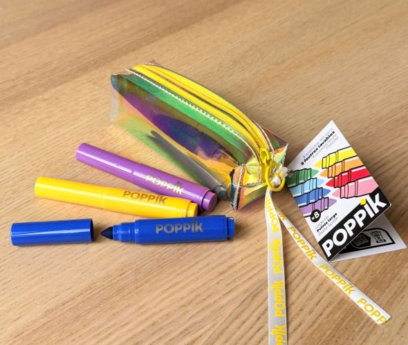 Etui met 8 dikke stiften